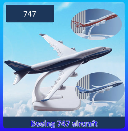 Multiple Simulation Of  Boeing 747 737  757 777 787 Aircraft Model 20cm Alloy Metal Airplane Plane  Decoration Ornaments