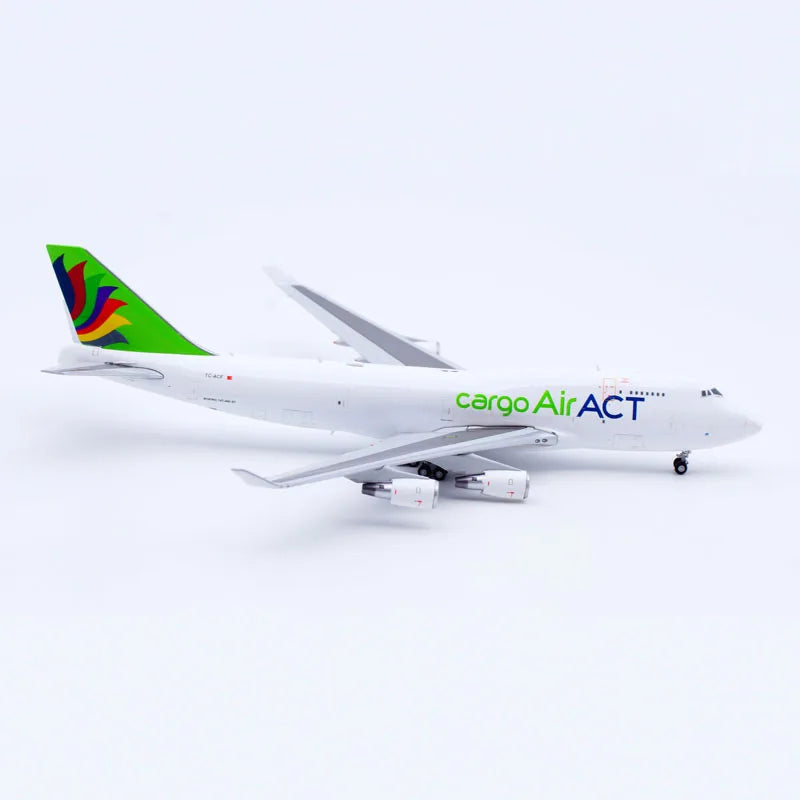 LH4250 Alloy Collectible Plane Gift JC Wings 1:400 ACT Airlines Boeing B747-400(BDSF) Diecast Aircraft Model TC-ACF With Stand