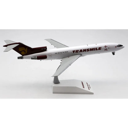 LH2439 Alloy Collectible Plane Gift JC Wings 1:200 Transmile Air Services Boeing B727-200 Diecast Aircraft Jet Model 9M-TGM