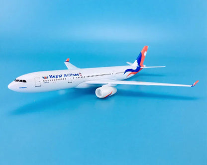 NEW 20cm Alloy Metal AIR Nepal Airlines Airbus 330 A330 Airplane Model Airways Plane Model Stand Diecast Aircraft Kids Gift Toys