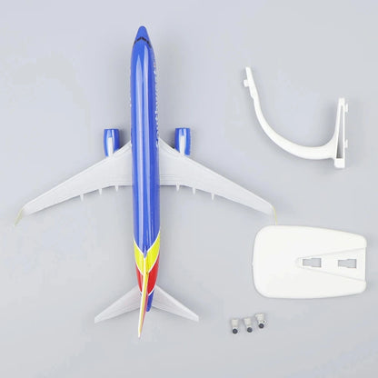 1/400 Metal Aircraft Model 20cm Us Southwest B737 Alloy Material Model Plane Collection Accessories Aircraft