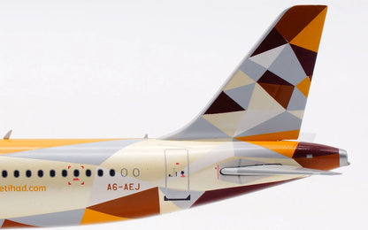 IF321EY1222 Alloy Collectible Plane Gift INFLIGHT 1:200 ETIHAD AIRWAYS Airbus A321 Diecast Aircraft Jet Model A6-AEJ With Stand