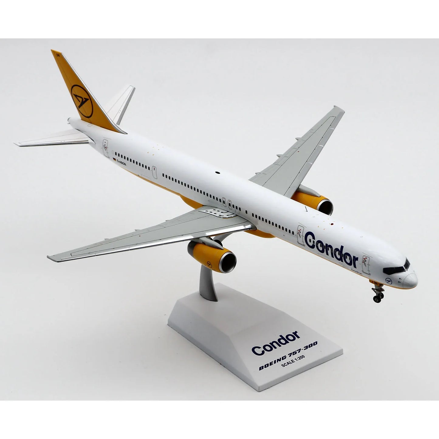 XX20336 Alloy Collectible Plane Gift JC Wings 1:200 CONDOR Airlines Boeing B757-300 Diecast Aircraft Jet Model D-ABON With Stand