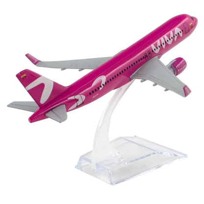 1/400 Scale Aircraft Viva Air Colombia Airbus A320 16cm Alloy Plane Model Toys Children Kids Gift for Collection