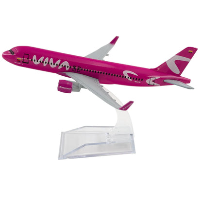 1/400 Scale Aircraft Viva Air Colombia Airbus A320 16cm Alloy Plane Model Toys Children Kids Gift for Collection