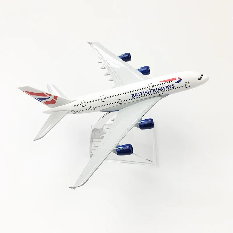 16CM Airplane Model Airbus Series Solid Alloy Simulation Aircraft Model Toy