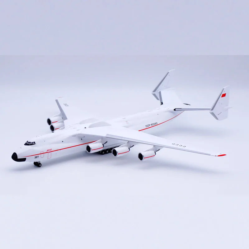 LH21225 Alloy Collectible Plane Gift JC Wings 1:200 Antonov AN-225 "Red Line" Diecast Aircraft Jet Model CCCP-82060  With Stand